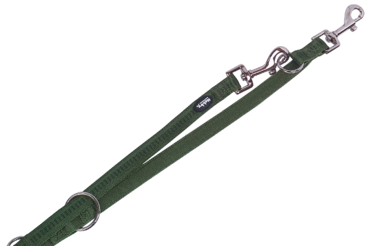 Nobby SOFT GRIP vodítko přepínací M-L 200cm / 20mm vojenská zelená