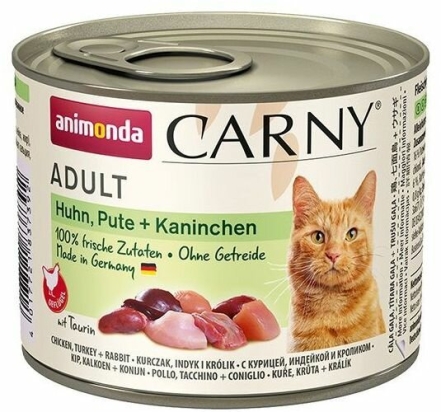 ANIMONDA konzerva CARNY Adult - kuře, krůta+králík 200g