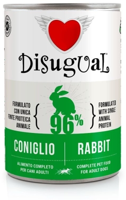 Disugual Dog Single Protein Králík konzerva 400g