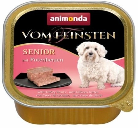 ANIMONDA paštika SENIOR - krůtí srdíčka pro starší psy 150 g