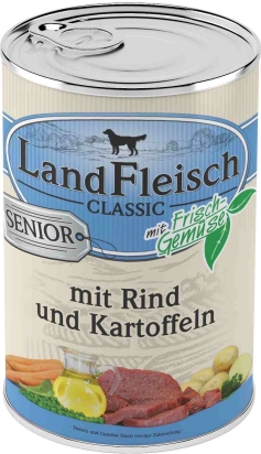 Landfleisch Dog Classic Senior hovězí s bramborem 400g