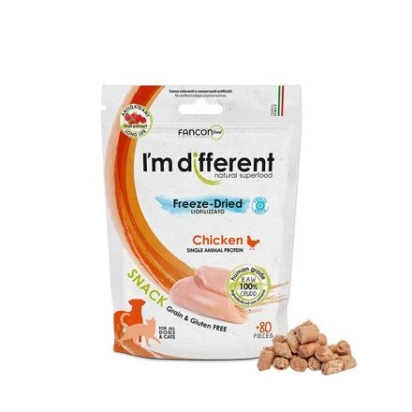 I´M DIFFERRENT SNACK kuře - mrazem sušený pamlsek, 40 g