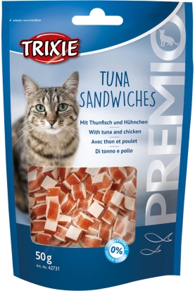 PREMIO Tuna Sandwiches 50 g - s tuňákem a kuřecím masem