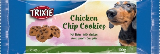 Chicken Chip Cookies, sušenky s kuřecím masem, 100g