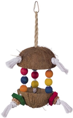 Nobby hračka pro papoušky kokos 34x15cm