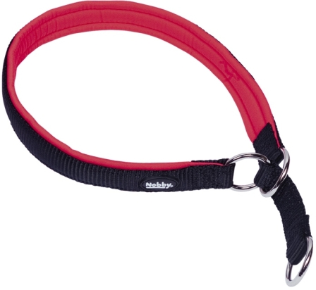 Nobby CLASSIC PRENO polostahovací obojek polstrovaný červená XL 60-70cm