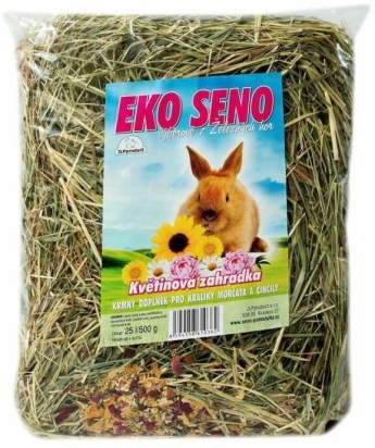 EKO seno 25 l/500 g květinová zahrádka