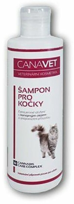 CANAVET šampon pro kočky s antipar.přísadou Canabis CC 250ml