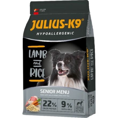 JULIUS K-9 HighPremium 12kg SENIOR/LIGHT Hypoallergenic LAMB&Rice