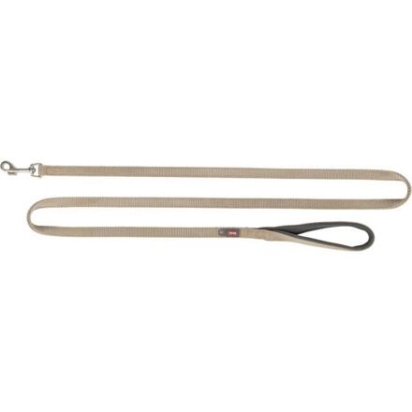 Vodítko PREMIUM extra dlouhé, písková, M-L: 1,80 m/20 mm