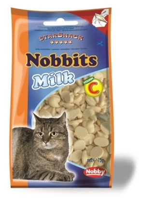 Nobby StarSnack Nobbits mléčné pamlsky pro kočku 75g