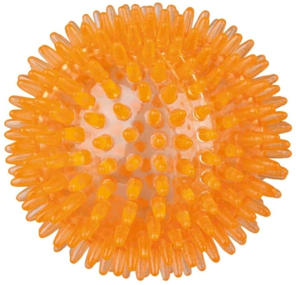 Ježatý míček,  pevný plast (TPR) 8 cm