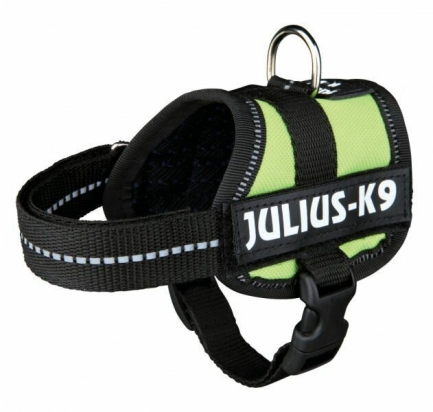 Julius-K9 silový postroj Baby 1/XS 30-40 cm,  - limetkově zelený - DOPRODEJ