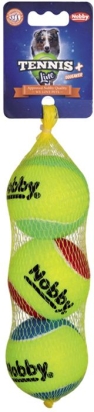 Nobby Tennis Line hračka tenisový míček barevný M 6,5cm 3ks