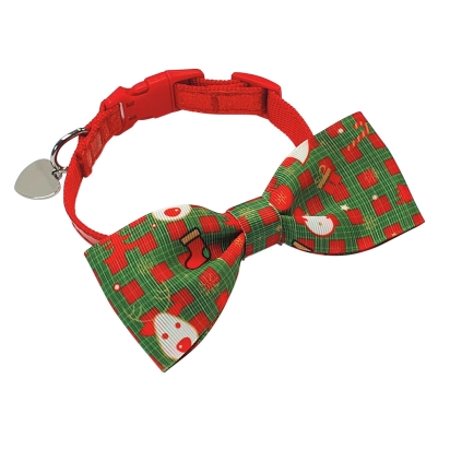 Nobby Xmas obojek pro psa Mašle M, 42 cm / 20 mm