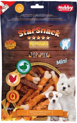 Nobby StarSnack BBQ Mini Top Mix pamlsky pro malé psy 180g