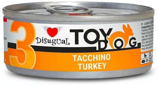 Disugual TOYDOG 3 Single Protein konzerva krůta 85g