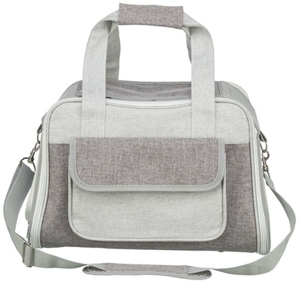 Transportní taška LIBBY, 25 x 27 x 42 cm, do 7 kg, šedá