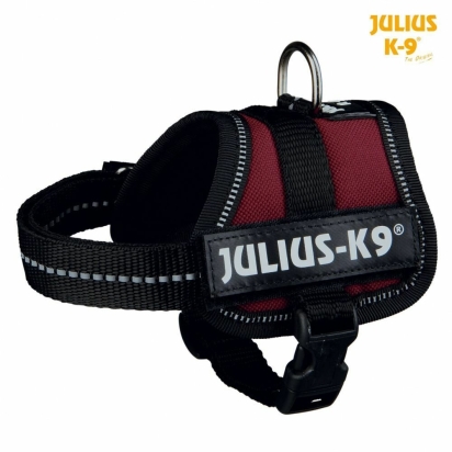 Julius-K9 silový postroj Mini-Mini/S 40-53 cm, burgund - DOPRODEJ