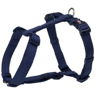 H-postroj PREMIUM, M-L: 52-75 cm/ 20 mm, indigo