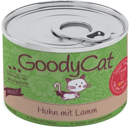 GoodyCat Kuřecí maso s jehněčím, dýní a rajčaty 180g