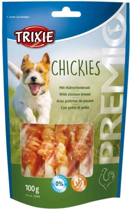 Premio CHICKIES Light - kalciové kosti s kuřecím masem 100 g