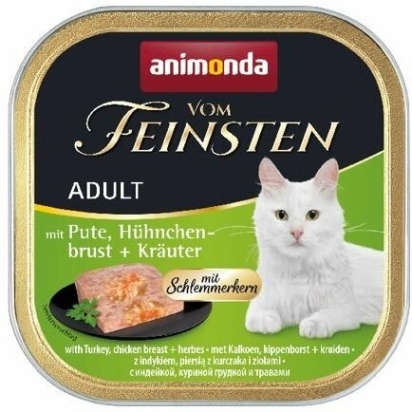 V.Feinsten CORE krůta, kuřecí prsa + bylinky pro kočky 100g