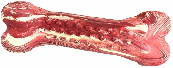Antibakteriální dentální kost s vůní slaniny HipHop přírodní guma 11 cm