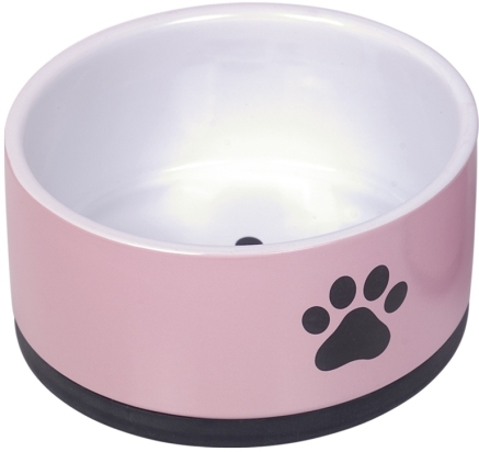 Nobby keramická miska PAW s protiskluzem růžová 17 x 8,0 cm/1,1 l