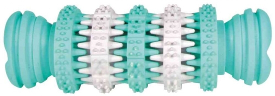 DENTAfun kost s mátou zeleno/bílá 11cm - TRIXIE