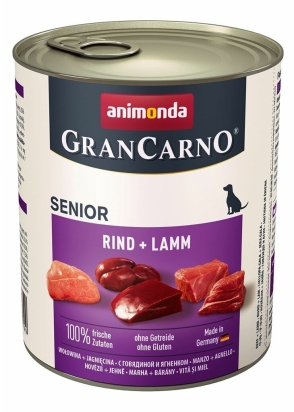 GRANCARNO Senior - hovězí, jehněčí 800 g