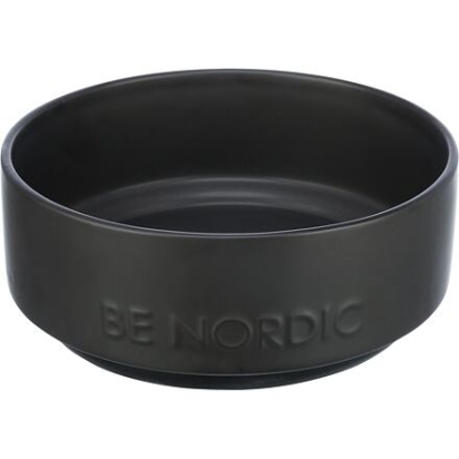 BE NORDIC keramická miska, 1.2l / 18 cm, černá