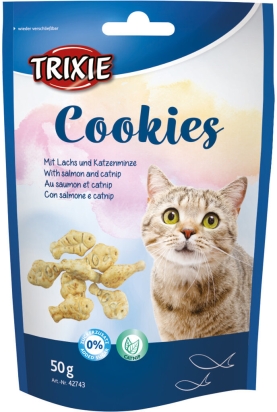 COOKIES s lososem a catnipem 50 g