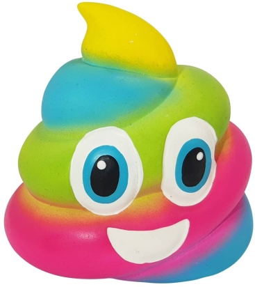 Nobby latexová hračka pro psy Rainbow Poop 11cm