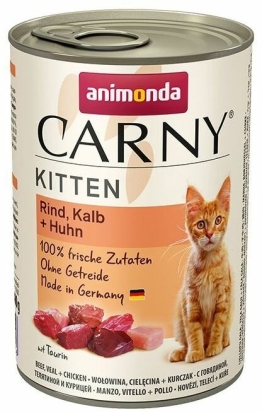 ANIMONDA konzerva CARNY Kitten - hovězí, telecí, kuřecí 400g