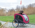 Vozík pro psa za jízdní kolo L 75 x 86 x 80/145 cm, nosnost max. 30 kg