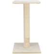 Škrabací sloupek BEANA s odpočívadlem, 9 cm / 69 cm, sisal/plyš, béžová