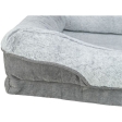 Vital Bed LINO, ortopedický obdélníkový pelech 70 x 55 cm, šedá/světlešedá
