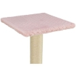 Škrabací sloupek BEANA, 69 cm, vzorovaný plyš, starorůžová
