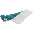 Vánoční šál pro psy, samet/plyš, lila/zelená, 90 cm