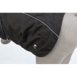Outdoorový kabátek ROUEN 2v1, M: 43 cm - střih buldok, černá/modrá