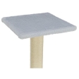 Škrabací sloupek BEANA, 69 cm, králičí plyš, modrošedá