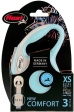 Flexi New Comfort XS vodítko pásek 3m/12kg světle modrá