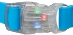 Neonové vodítko se svítící karabinou S-L 1,2-1,8m/25mm růžové - DOPRODEJ (RP 2,10 Kč)