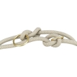 Soft Rope prodlužovací kulaté tkané vodítko, S-XL: 2.00 m/ 10 mm, šedá/světlešedá