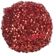 Xmas balls - vánoční chrastící míčky 3ks, 4 cm, plast/polyester