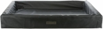 REMO Vital lůžko hranaté s okrajem, 90 x 70 cm, umělá kůže, černá