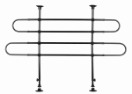 Mříž do náklad. prostoru auta 2díly šíř.85-140cm, v.75-110cm