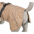 Zateplený zimní kabátek RIOM, písková, XXL:80cm, hruď:74-112cm, krk: do 66cm