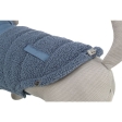 Zimní vesta AJOU s kožíškem, modrá, S: 40cm, hruď: 50-60cm, krk: 46cm